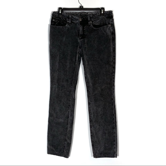 Eileen Fisher | Gray Mineral Washed Velvet Jeans 8 - Picture 2 of 8
